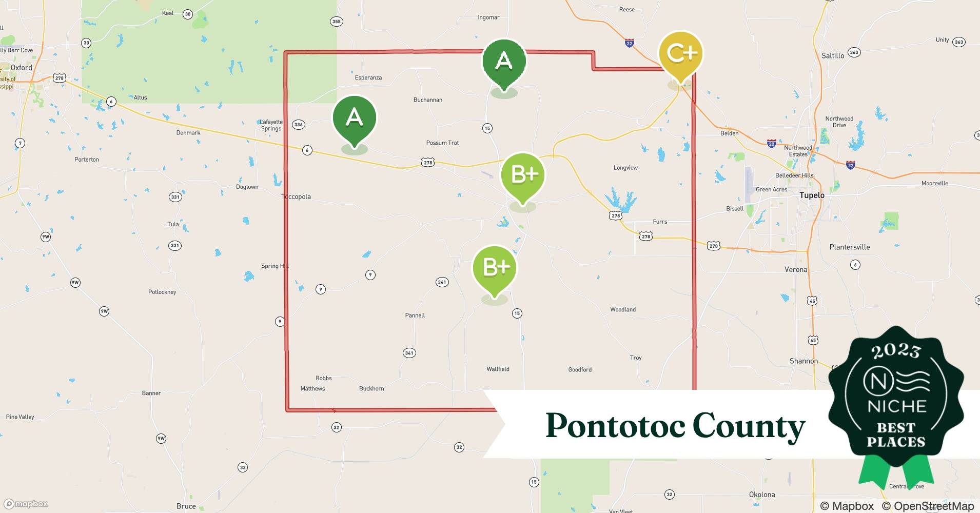 2023 Best Places to Live in Pontotoc County, MS Niche