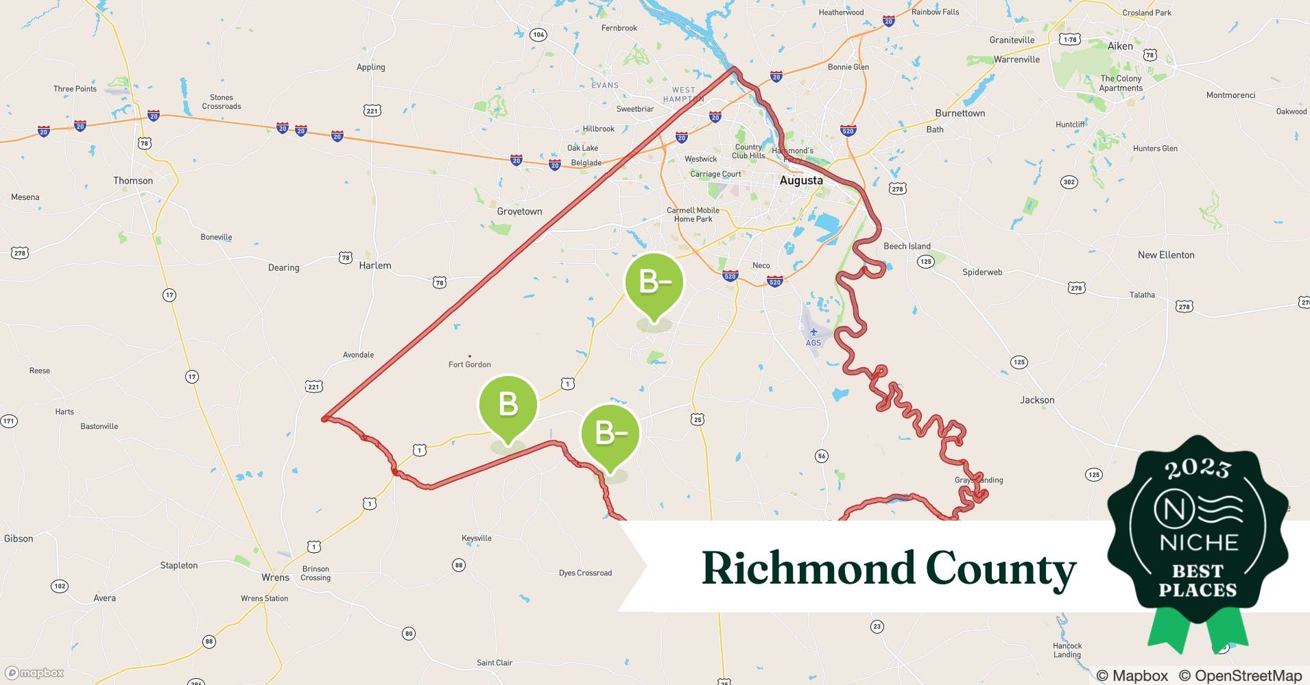 2023 Safe Places to Live in Richmond County, GA Niche