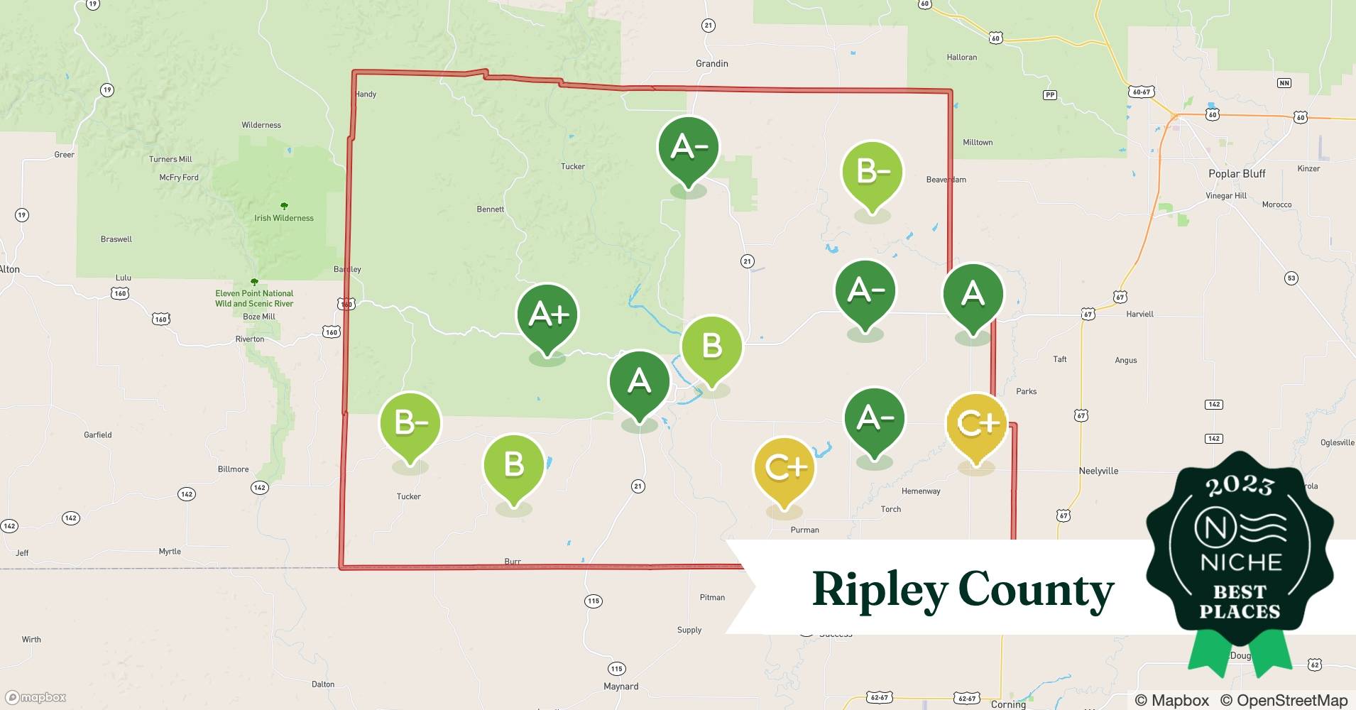 2023 Safe Places to Live in Ripley County, MO Niche