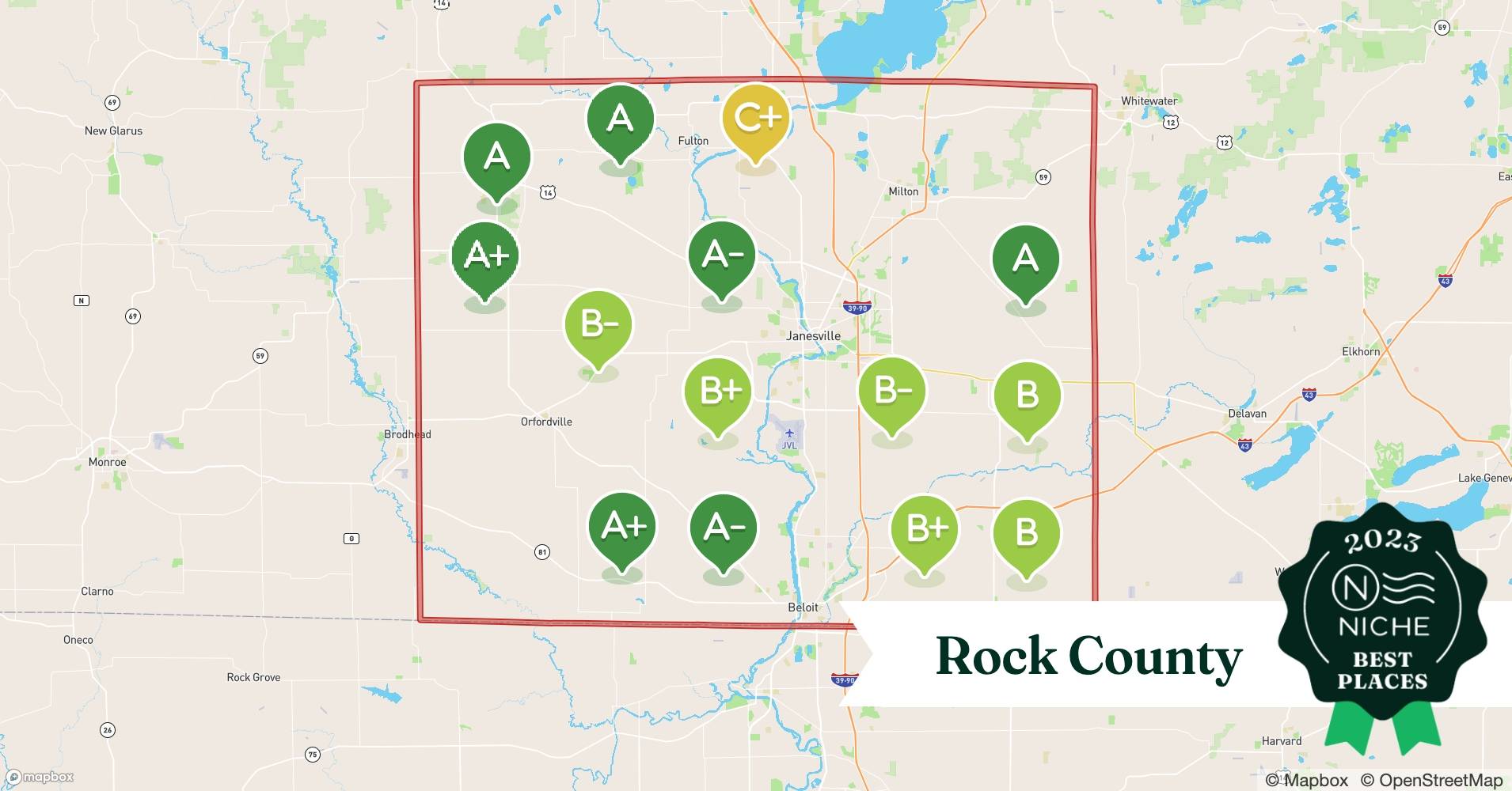 2023 Best Places to Live in Rock County, WI Niche