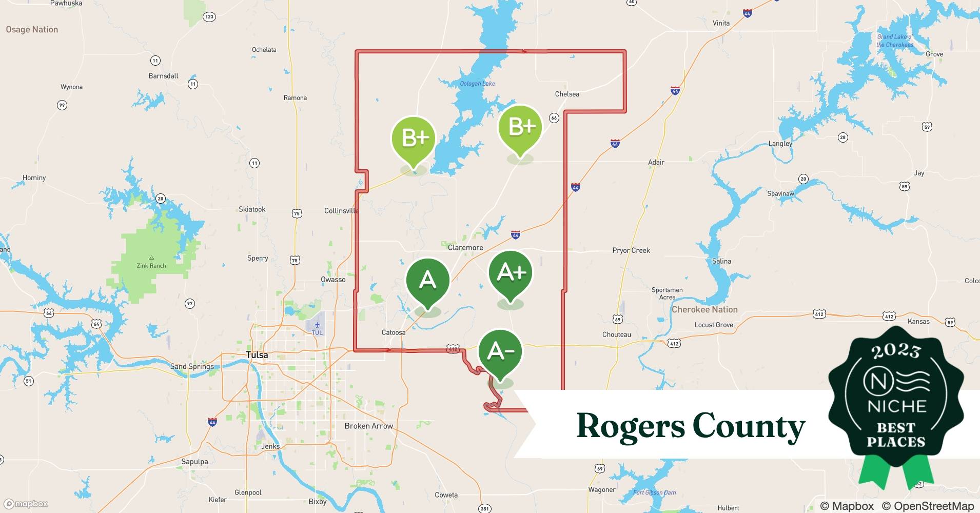 2023 Best Rogers County ZIP Codes to Raise a Family Niche