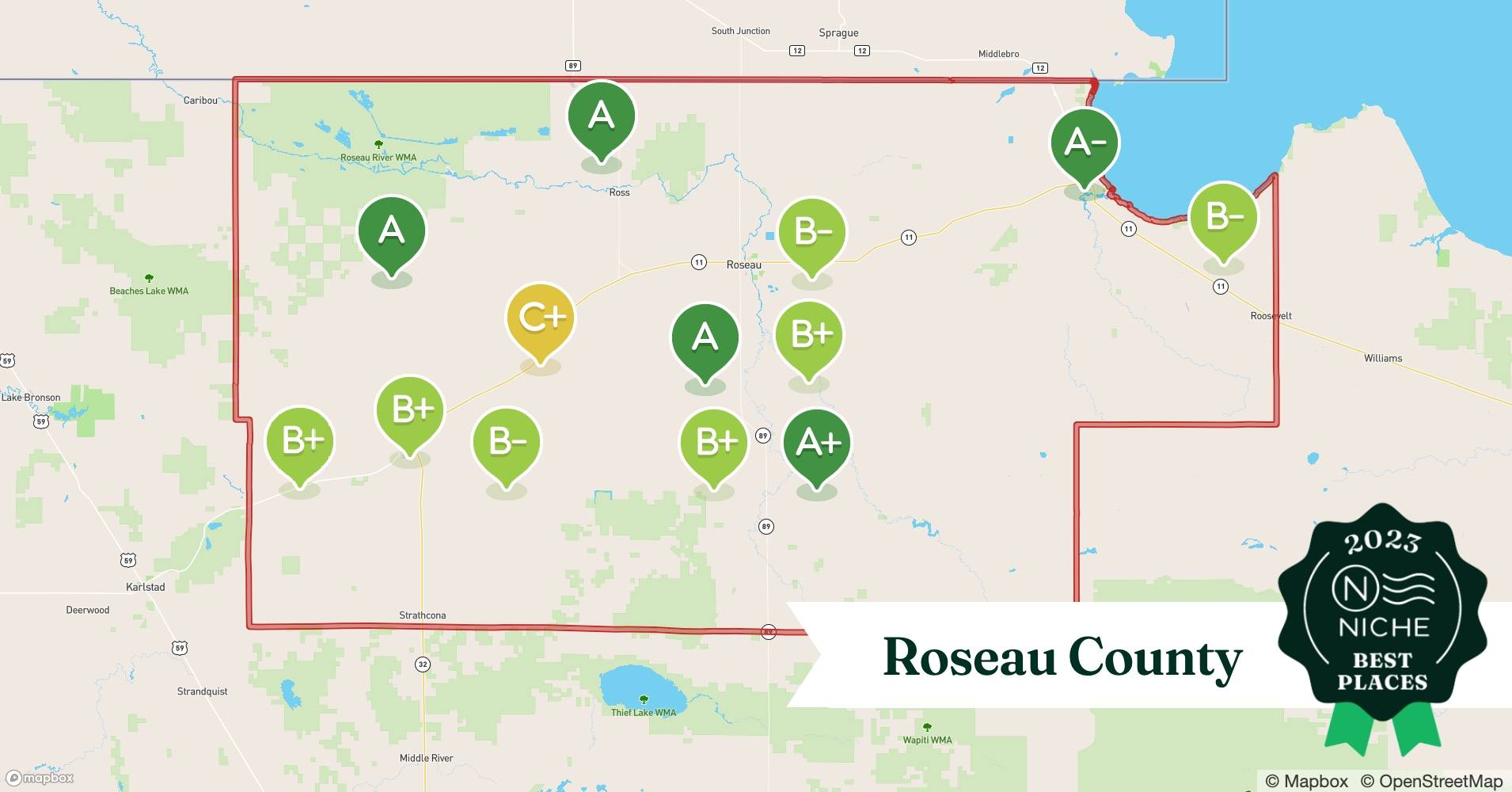 Compare Cost of Living in Roseau County, MN Niche