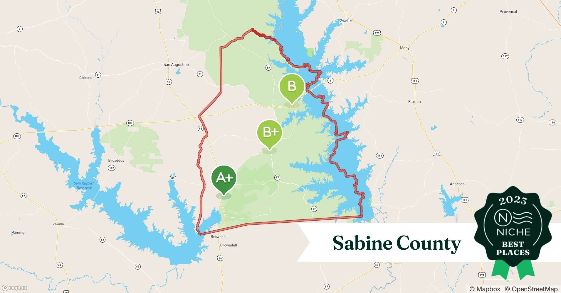 2023 Safe Places to Live in Sabine County, TX Niche