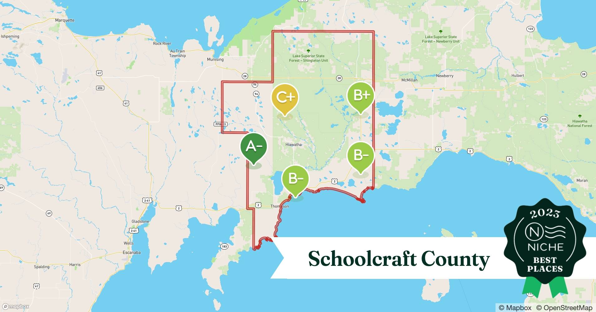 Compare Cost of Living in Schoolcraft County, MI Niche
