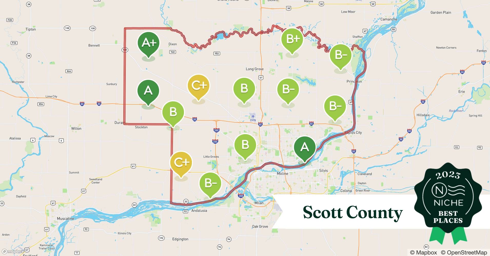 2023 Best Places to Live in Scott County, IA Niche