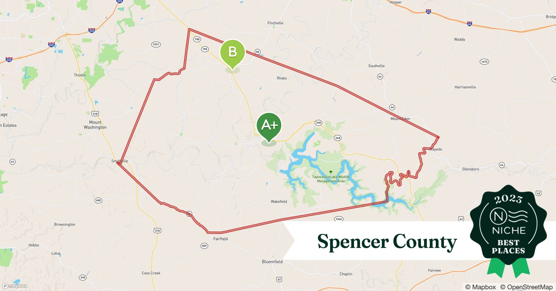 2023 Safe Places to Live in Spencer County, KY Niche
