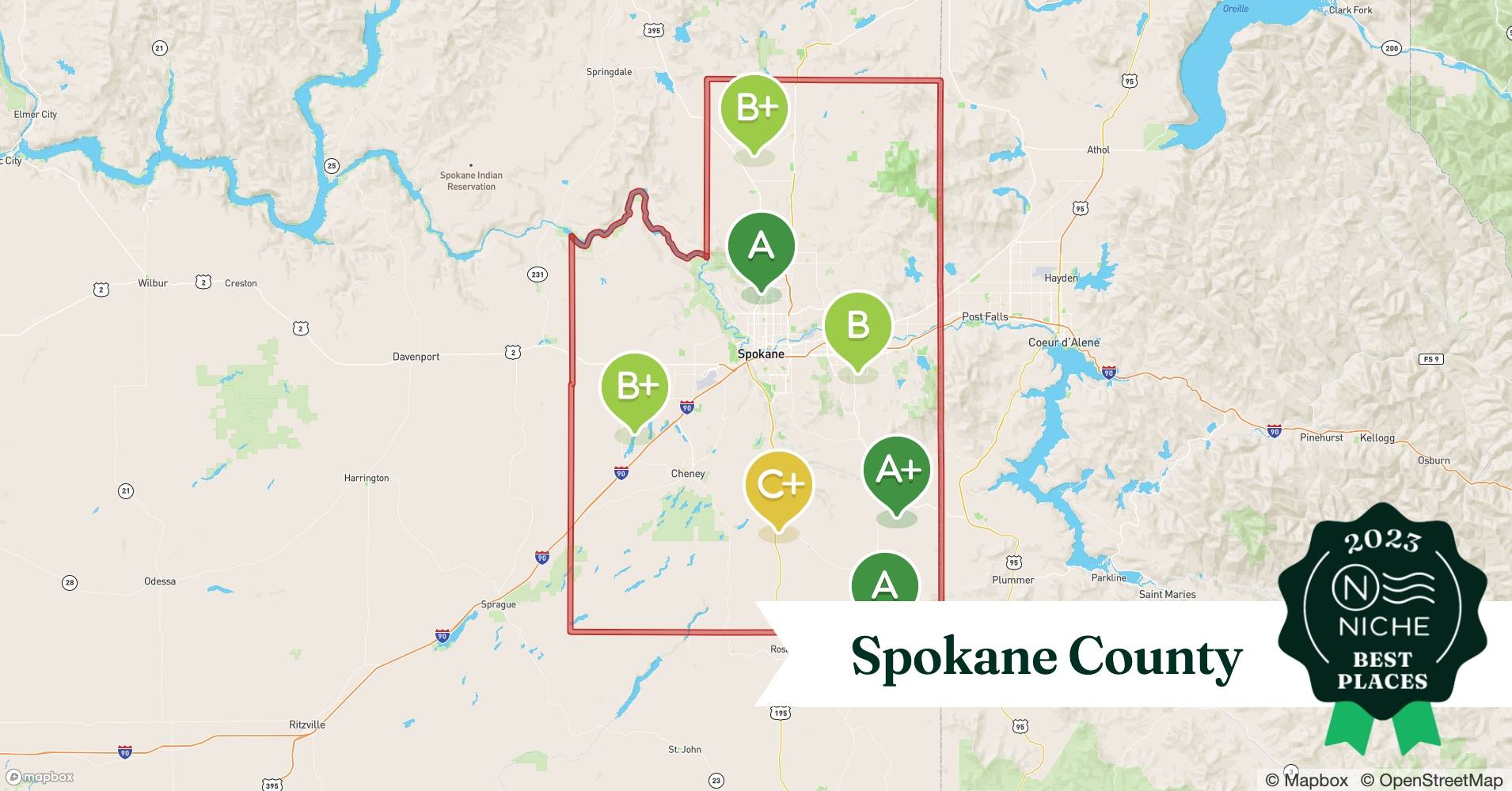 2023 Best Places to Raise a Family in Spokane County, WA Niche