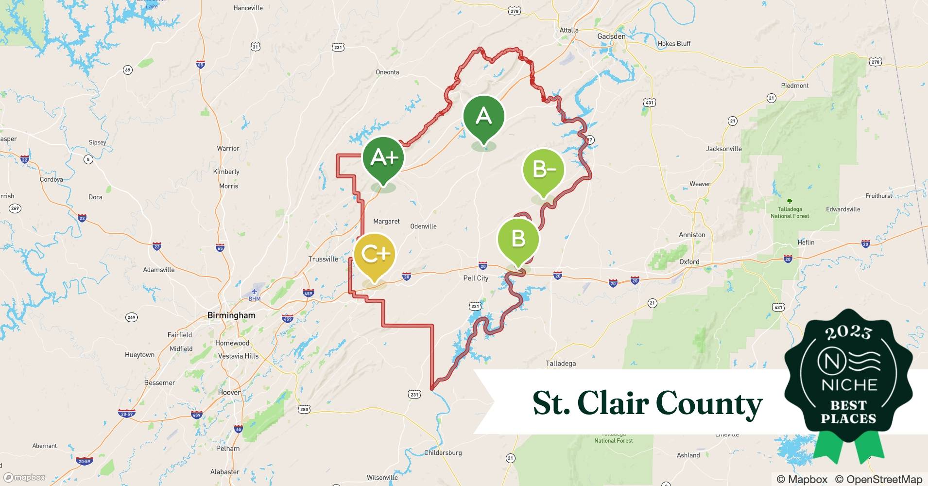 2023 Best St. Clair County ZIP Codes to Raise a Family Niche