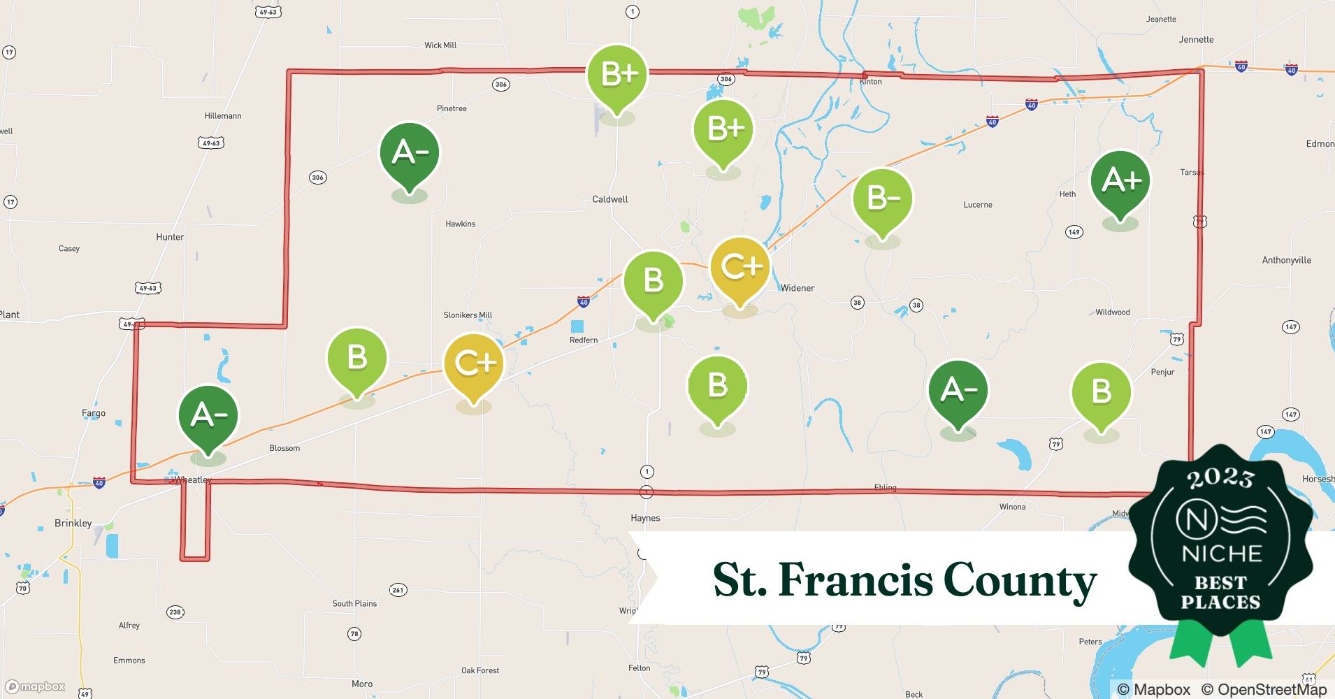 2023 Best Places to Retire in St. Francis County, AR Niche
