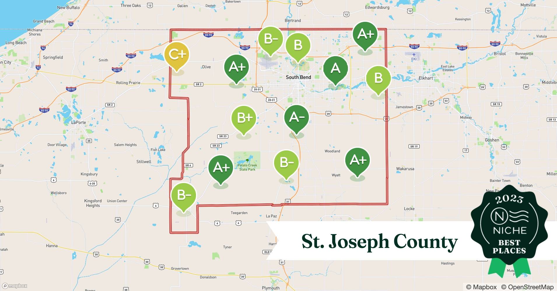 2023 Best St. Joseph County ZIP Codes to Raise a Family Niche