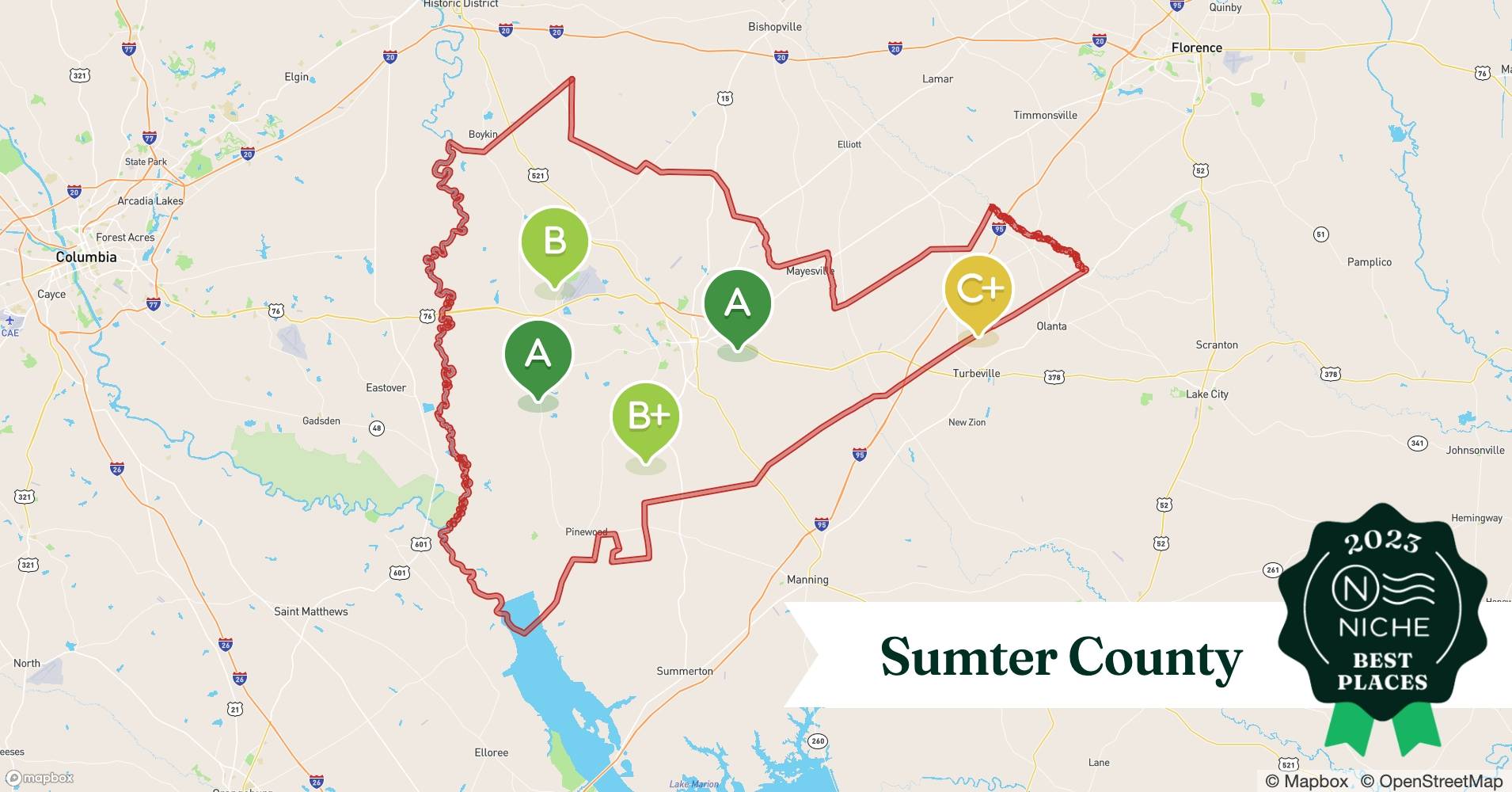 2023 Best Places to Live in Sumter County, SC Niche