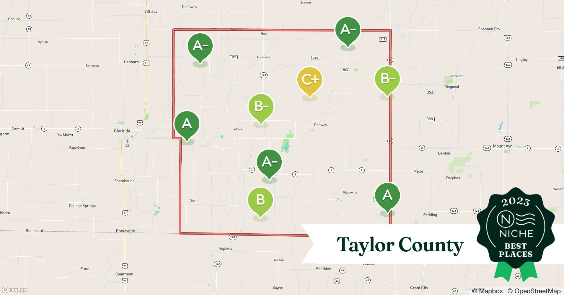2023 Best Places to Live in Taylor County, IA Niche