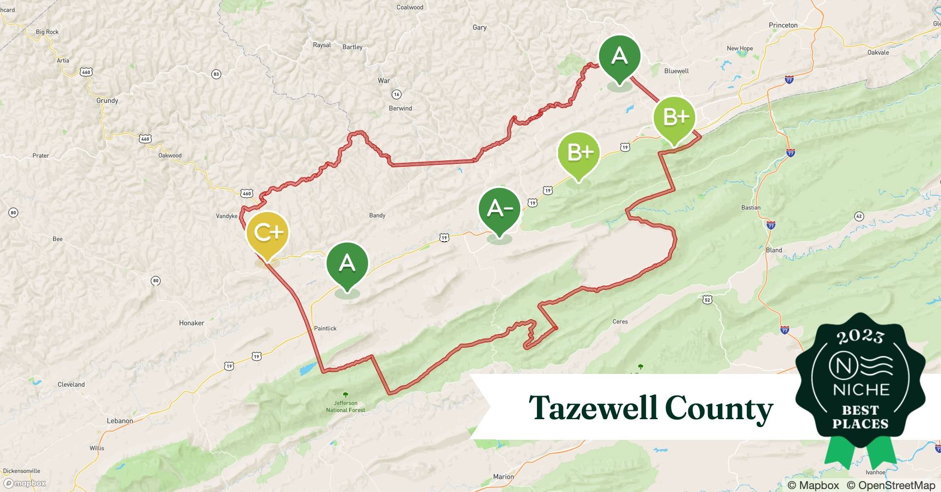 2023 Best ZIP Codes to Buy a House in Tazewell County, VA Niche