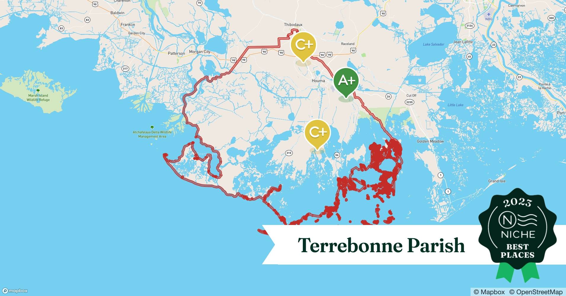 2023 Best Terrebonne Parish ZIP Codes to Raise a Family Niche