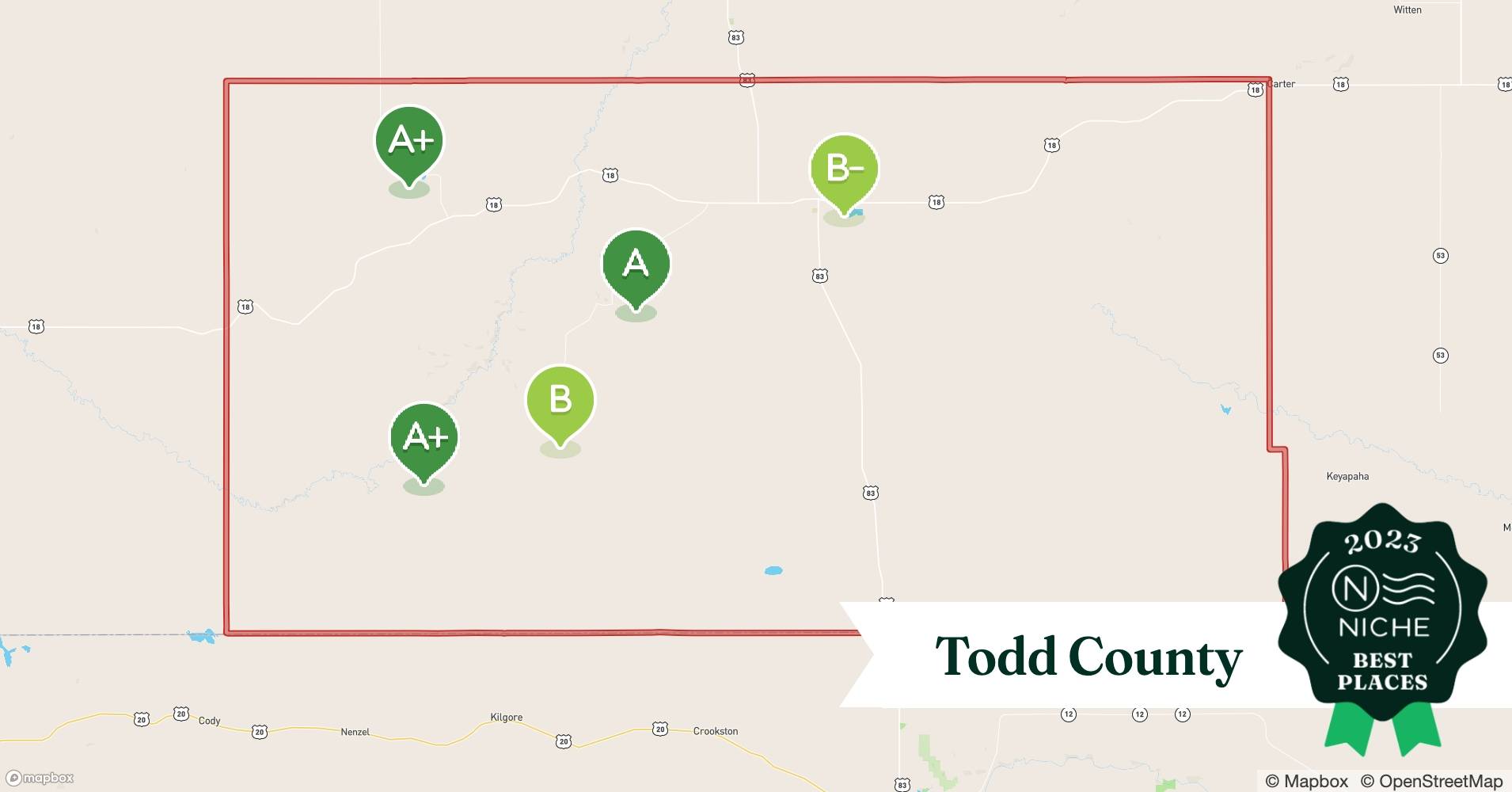 2023 Best Places to Live in Todd County, SD Niche