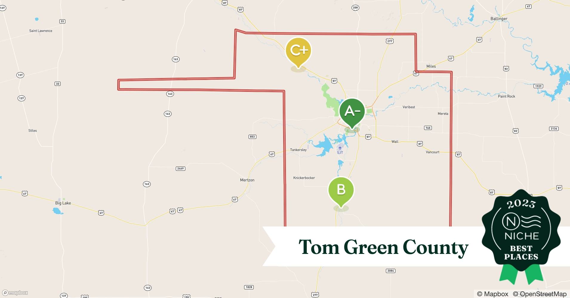 2023 Best Tom Green County ZIP Codes to Raise a Family Niche