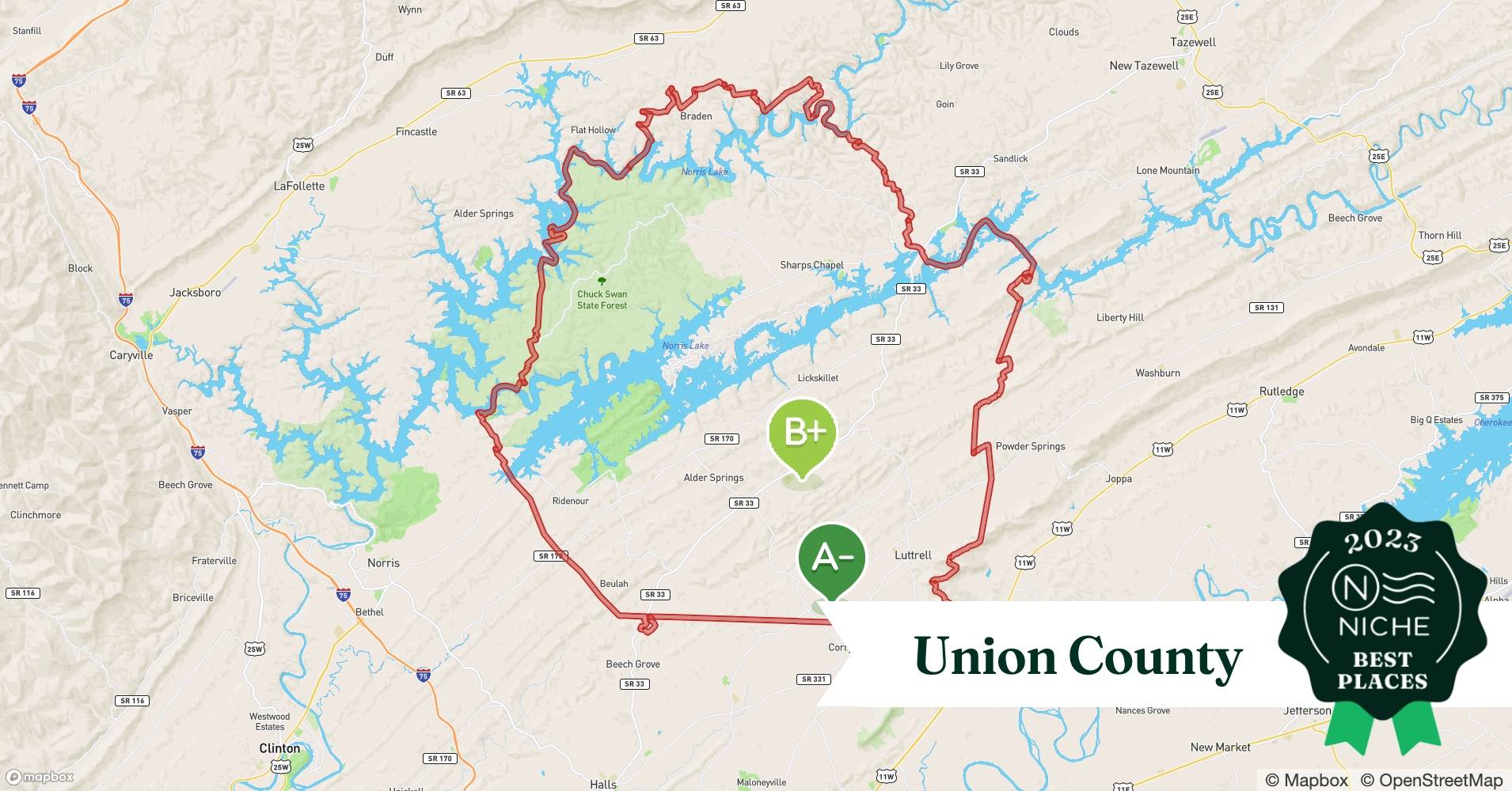 2023 Safe Places to Live in Union County, TN Niche