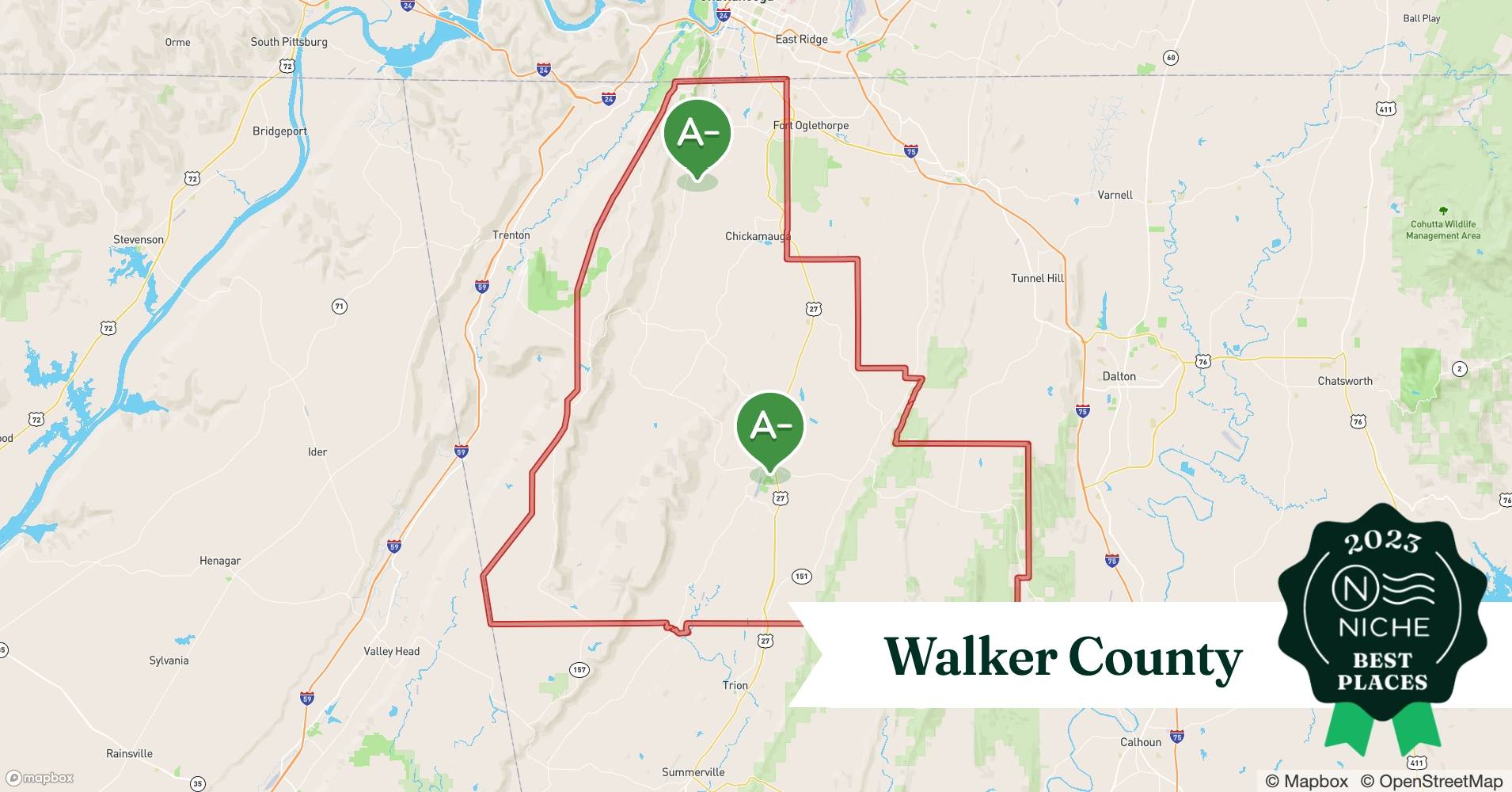 2023 Best Places to Raise a Family in Walker County, GA Niche