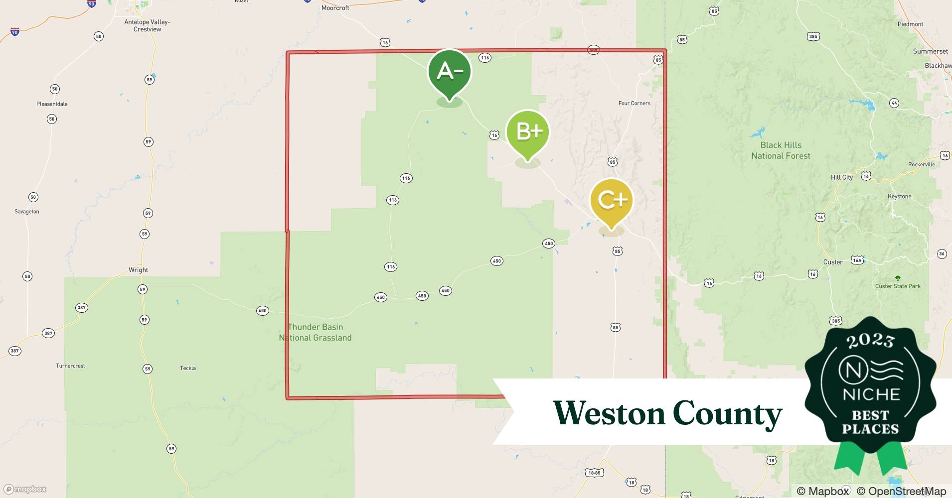 2023 Best Places to Live in Weston County, WY Niche