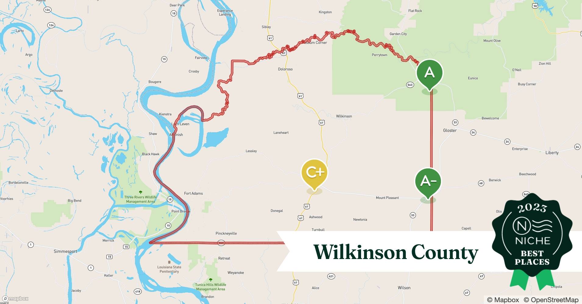 2023 Best Places to Live in Wilkinson County, MS Niche
