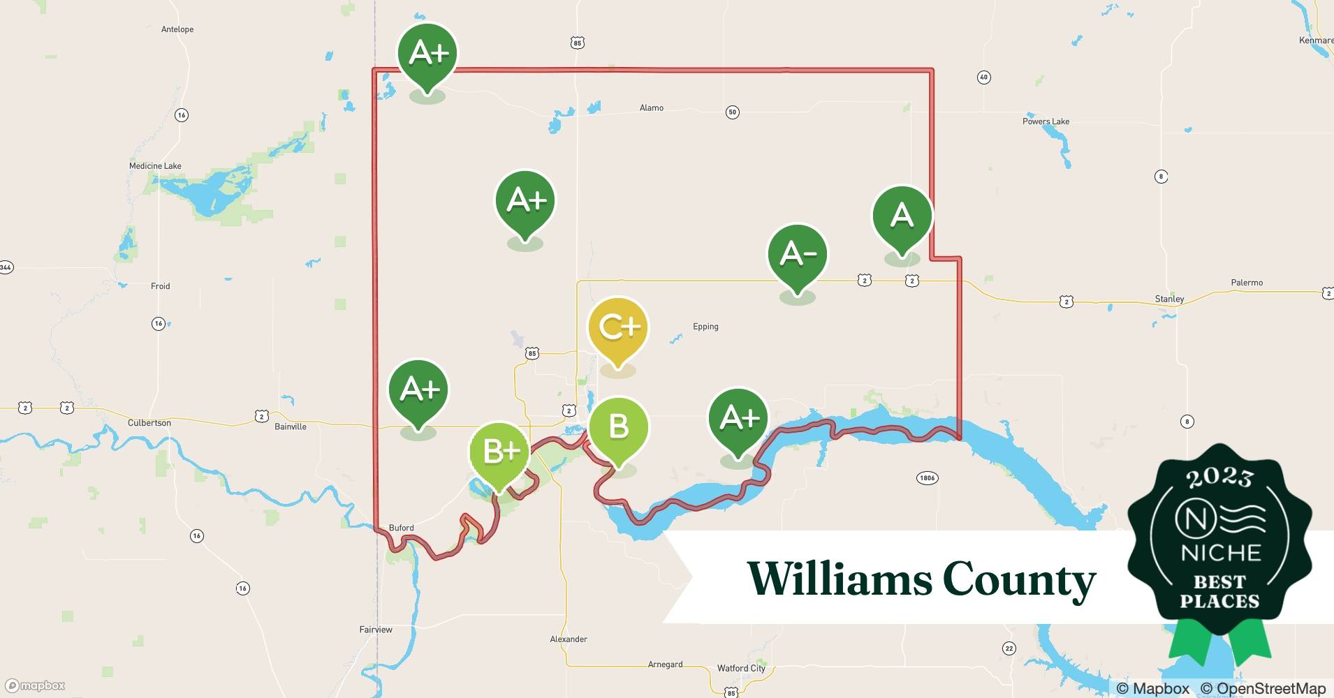 2023 Best Places to Live in Williams County, ND Niche