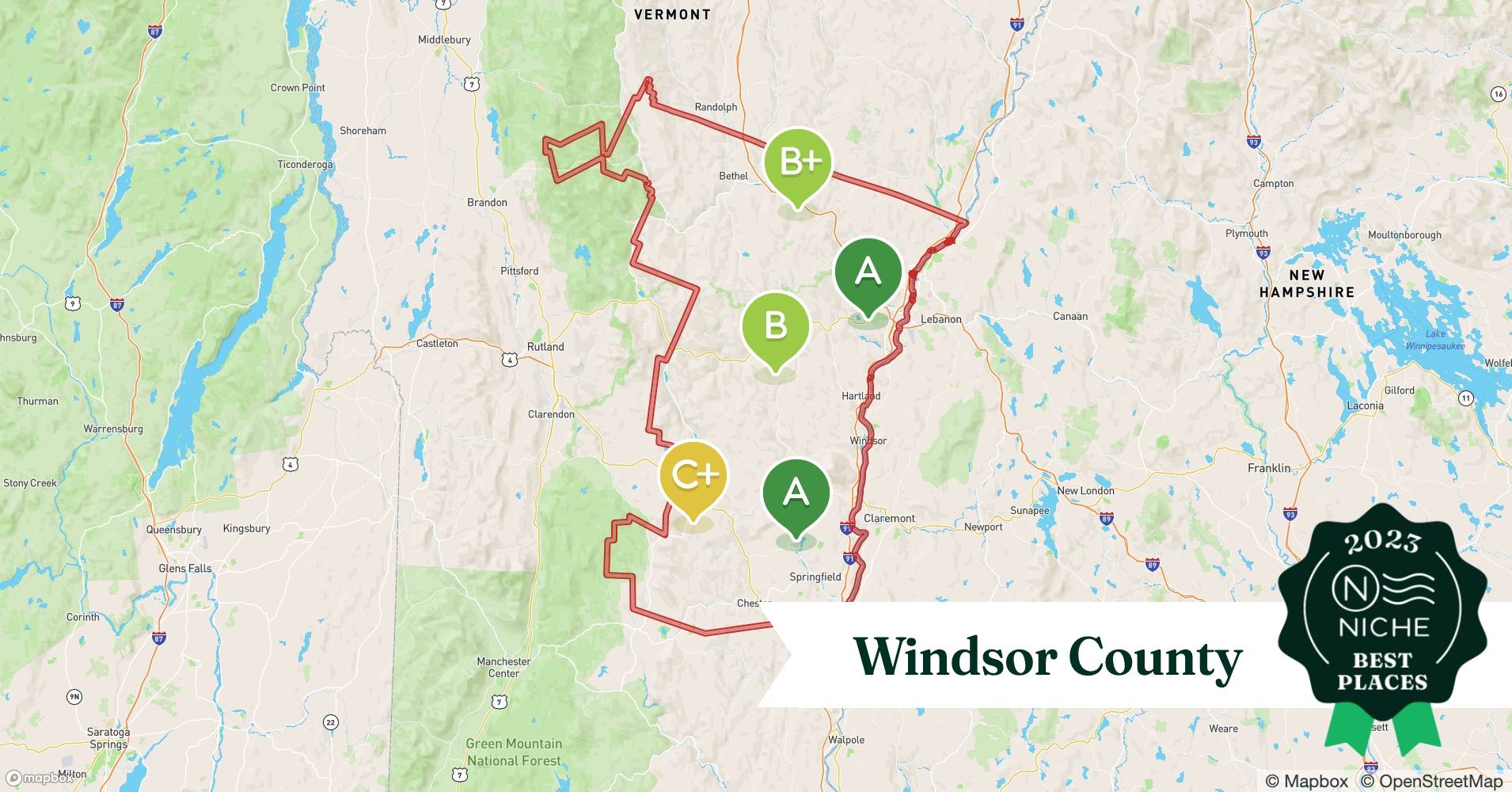 Most Diverse ZIP Codes in Windsor County, VT Niche