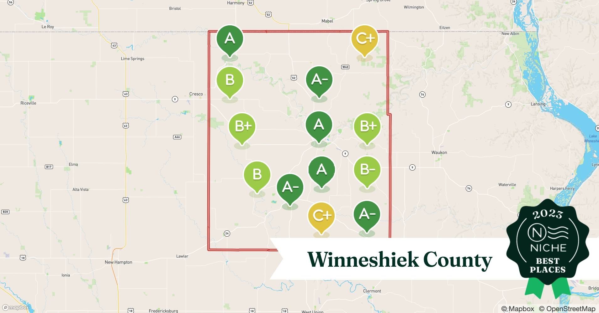 2023 Best Places to Live in Winneshiek County, IA Niche
