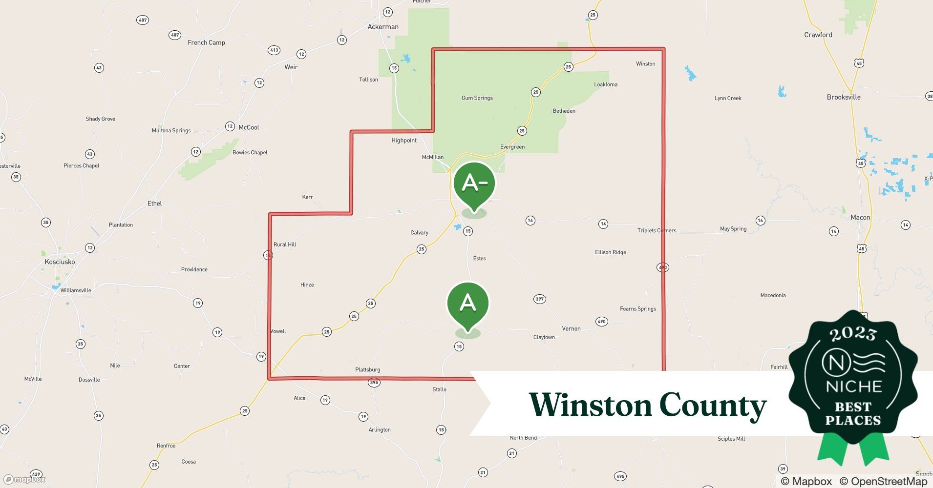 2023 Best Places to Live in Winston County, MS Niche