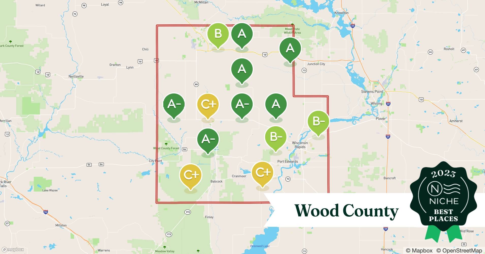2023 Safe Places to Live in Wood County, WI Niche