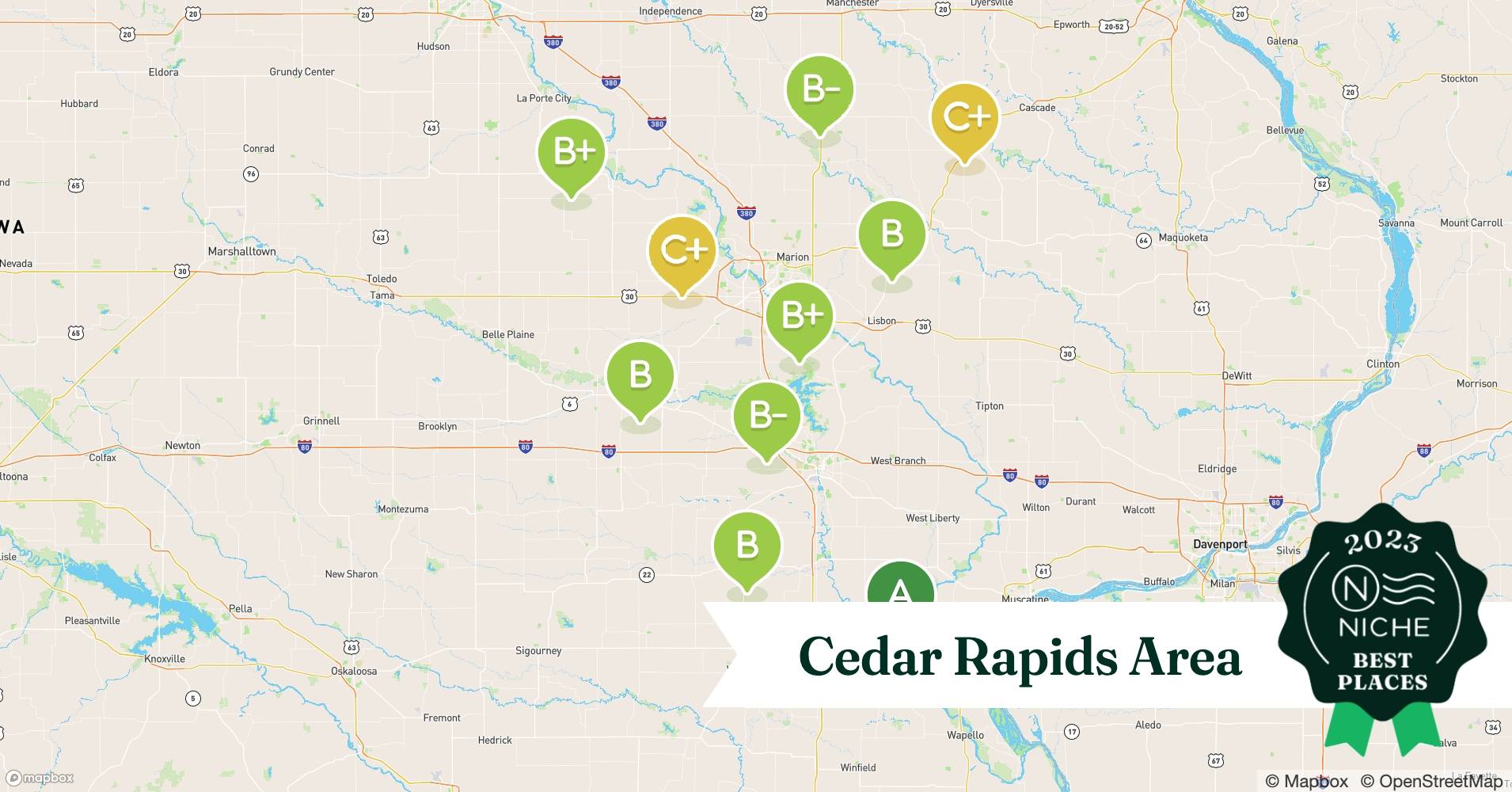 2023 Safe Places to Live in Cedar Rapids Area Niche
