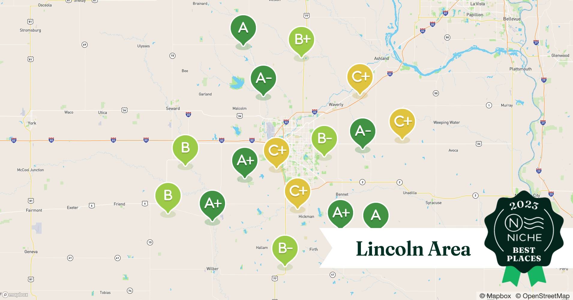 2023 Best ZIP Codes for Families Near Lincoln Area Niche