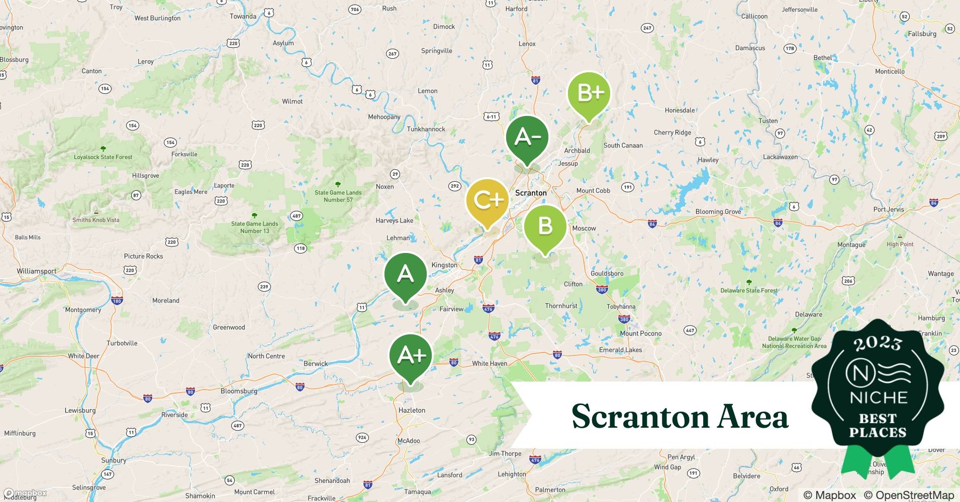2023 Safe Places to Live in Scranton Area Niche