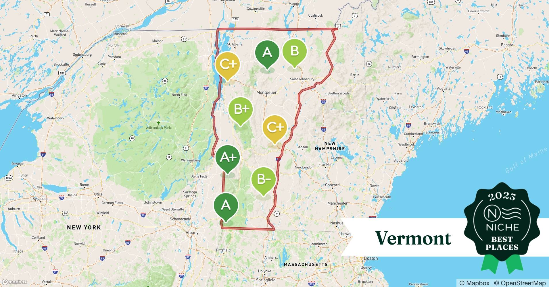 2023 Best Places to Live in Vermont Niche