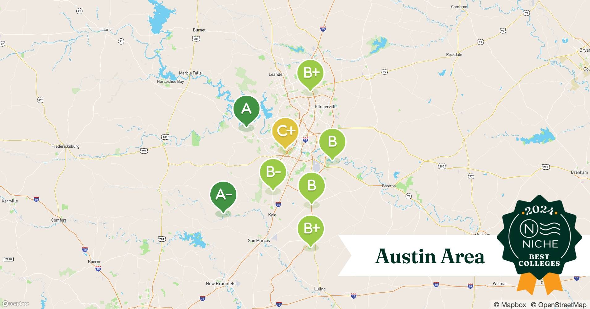 2024 Best Colleges in Austin Area Niche