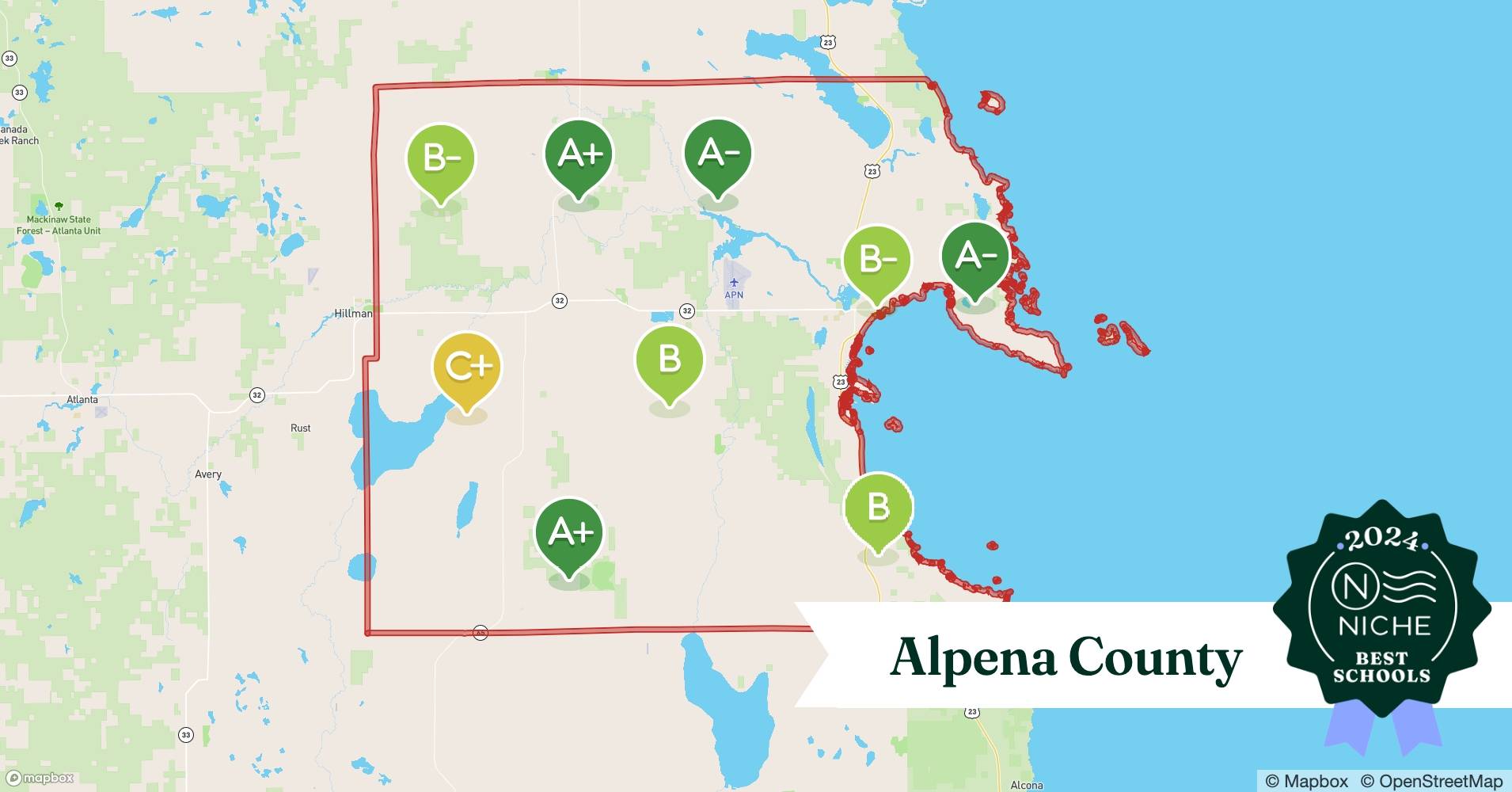 School Districts in Alpena County, MI Niche
