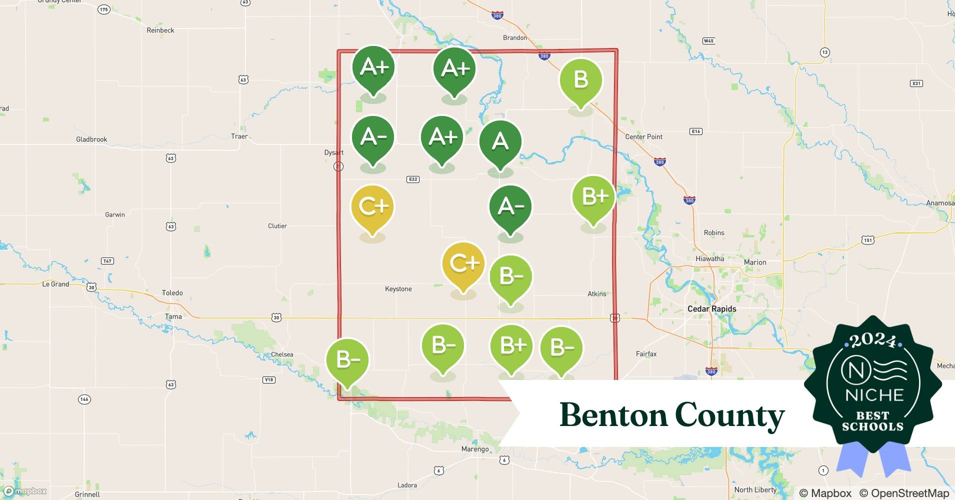 School Districts in Benton County, IA Niche