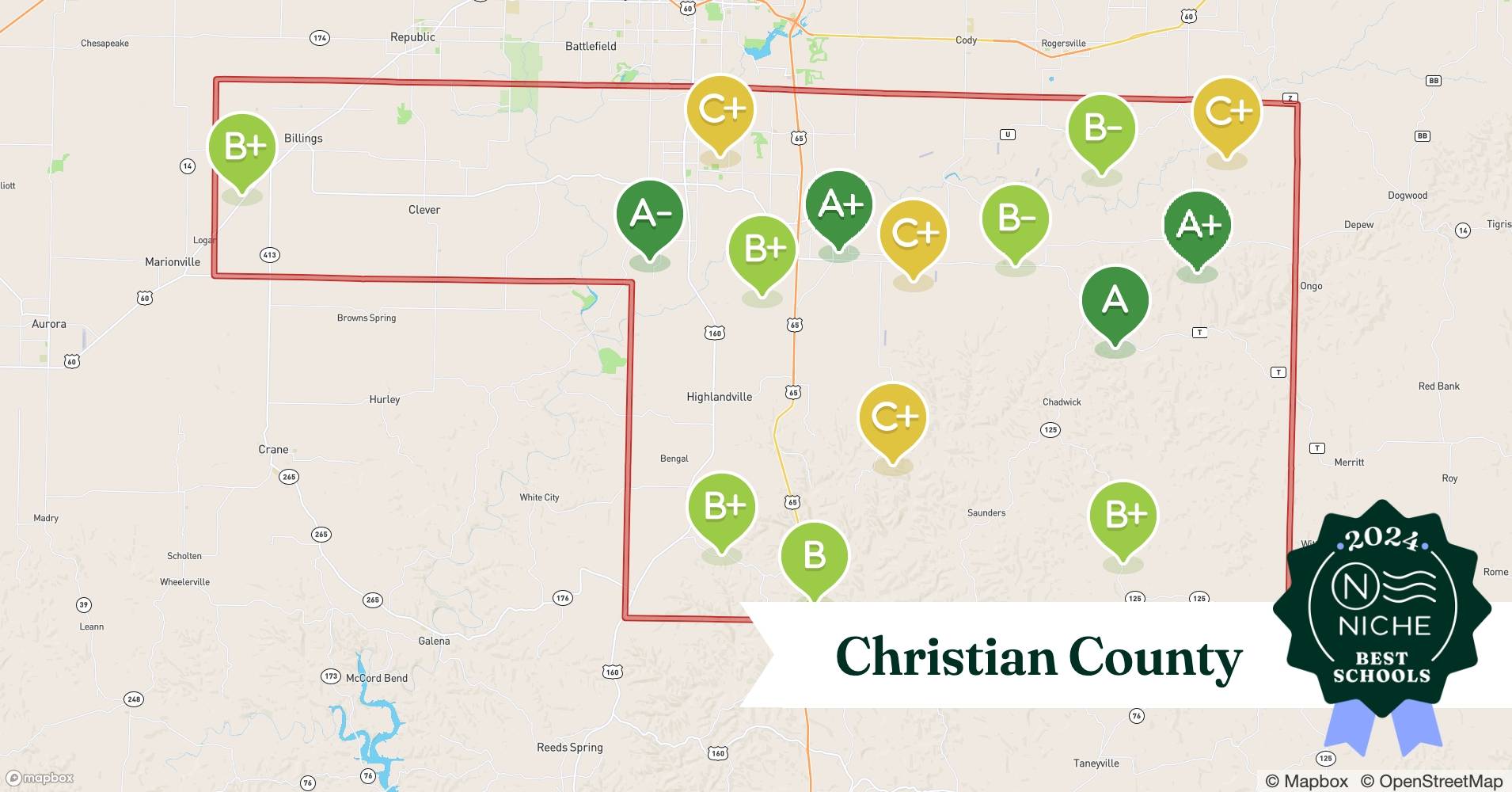 School Districts in Christian County, MO - Niche