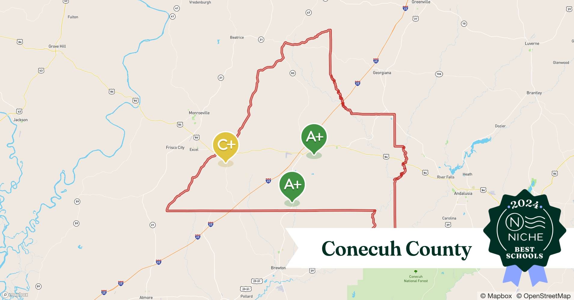 School Districts in Conecuh County, AL Niche
