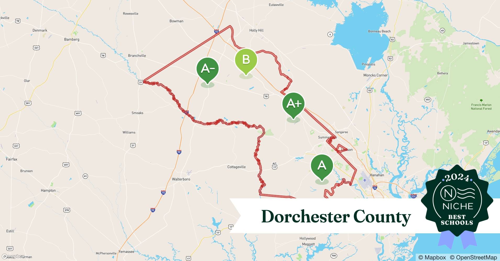 School Districts in Dorchester County, SC Niche