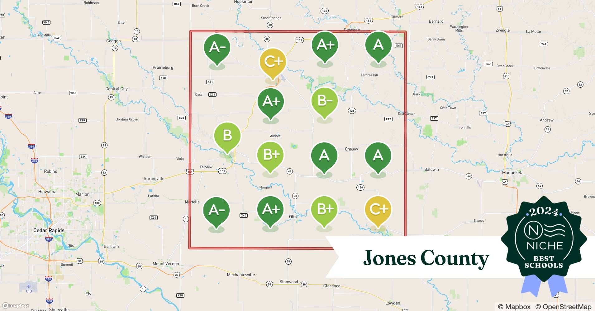 K12 Schools in Jones County, IA Niche