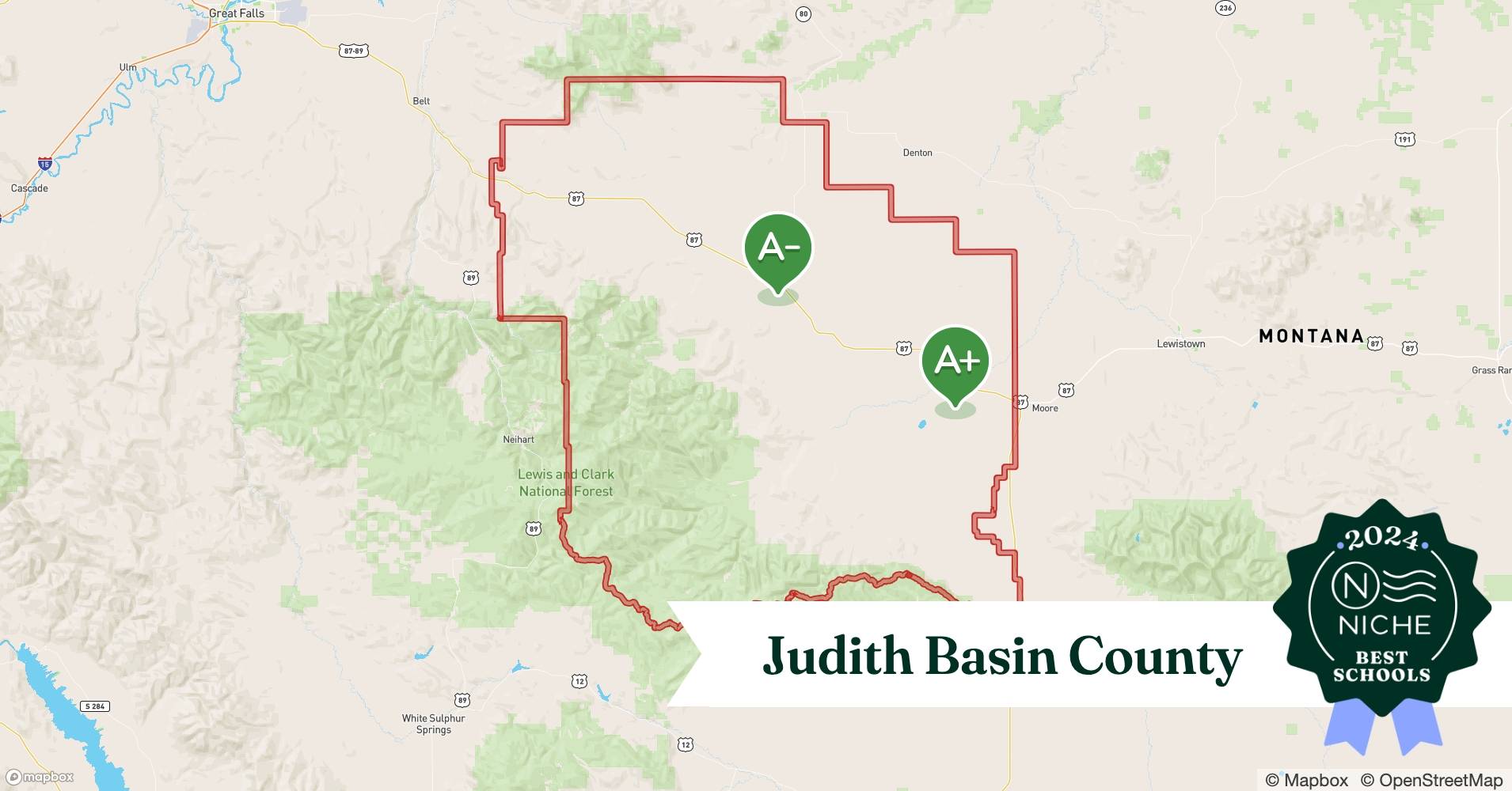 School Districts in Judith Basin County, MT Niche