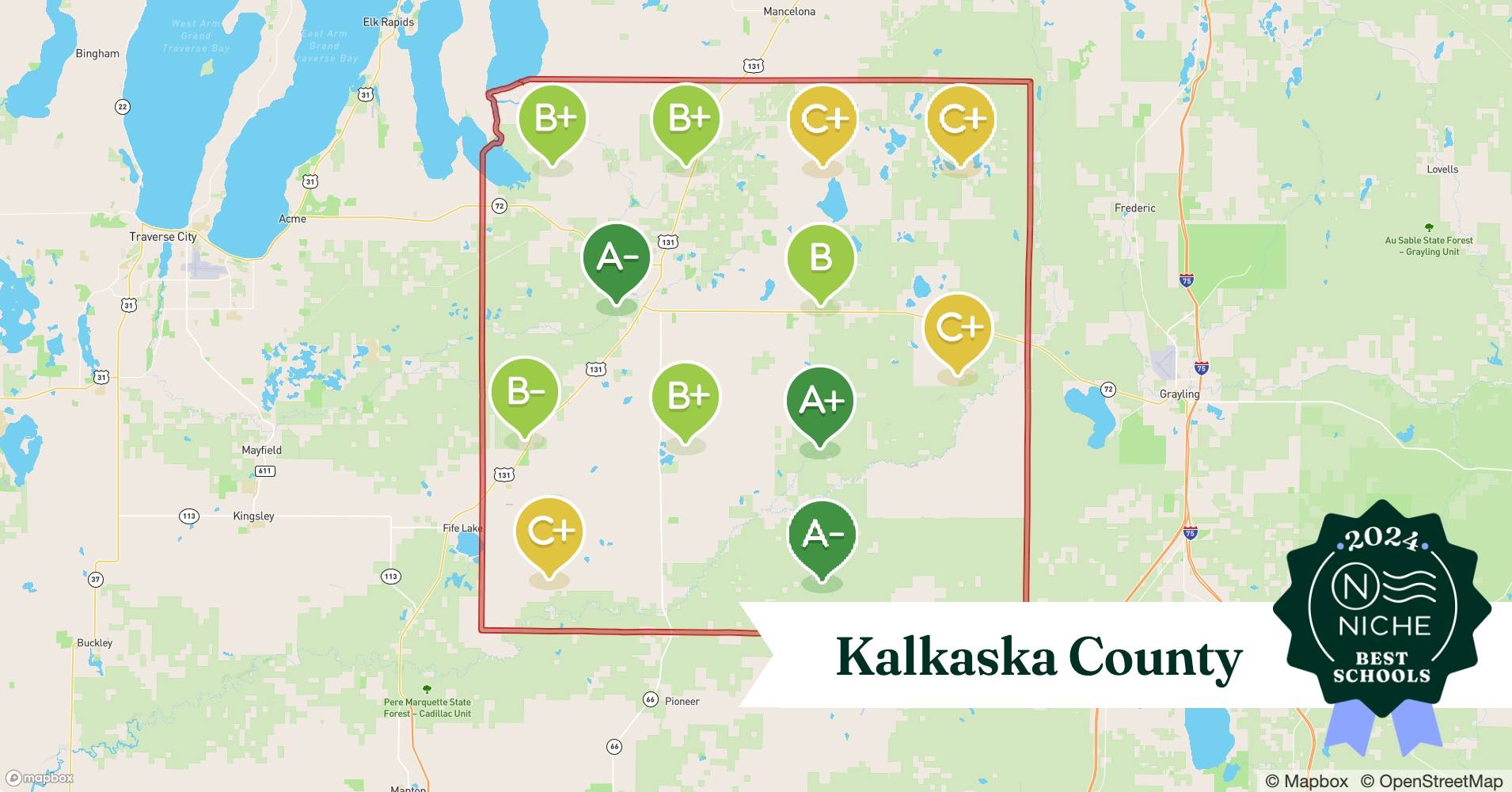 School Districts in Kalkaska County, MI Niche
