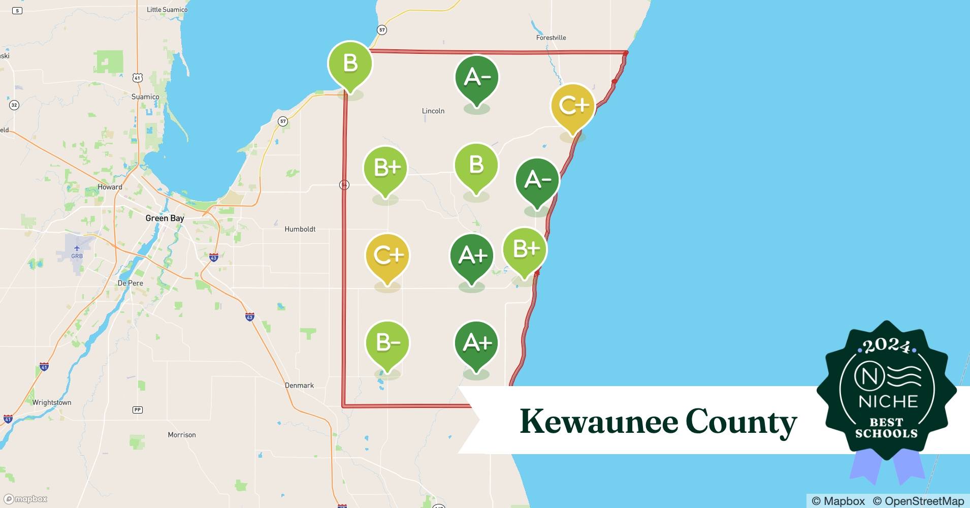 2024 Top School Districts with AP Courses in Kewaunee County, WI Niche