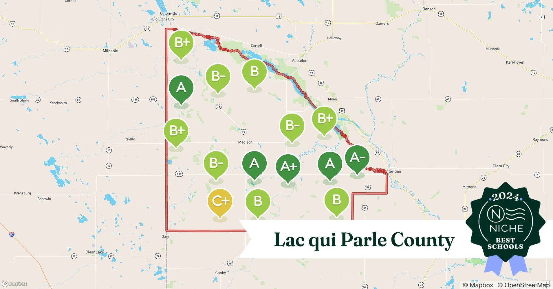 School Districts in Lac qui Parle County, MN Niche