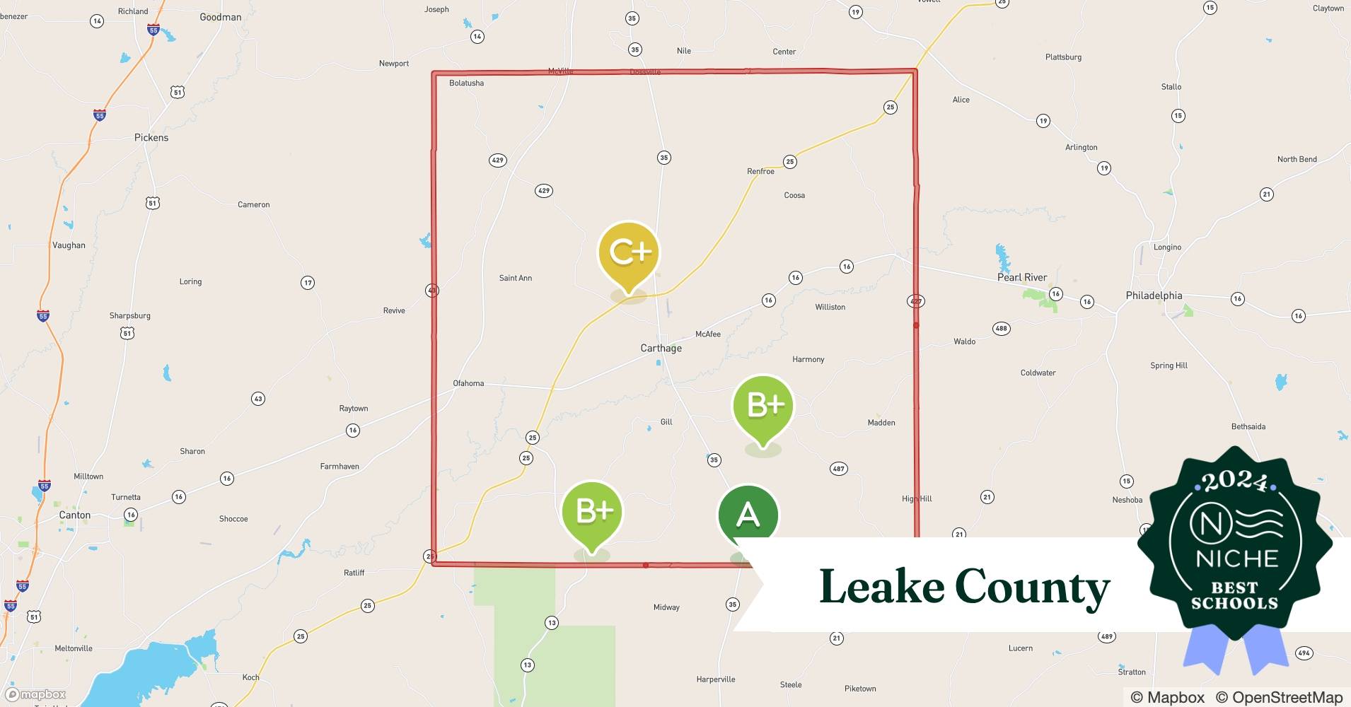 School Districts in Leake County, MS Niche