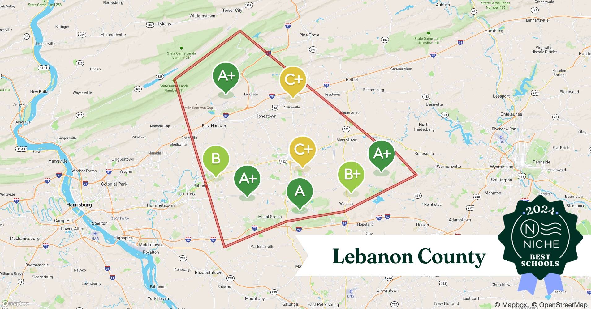 School Districts in Lebanon County, PA Niche