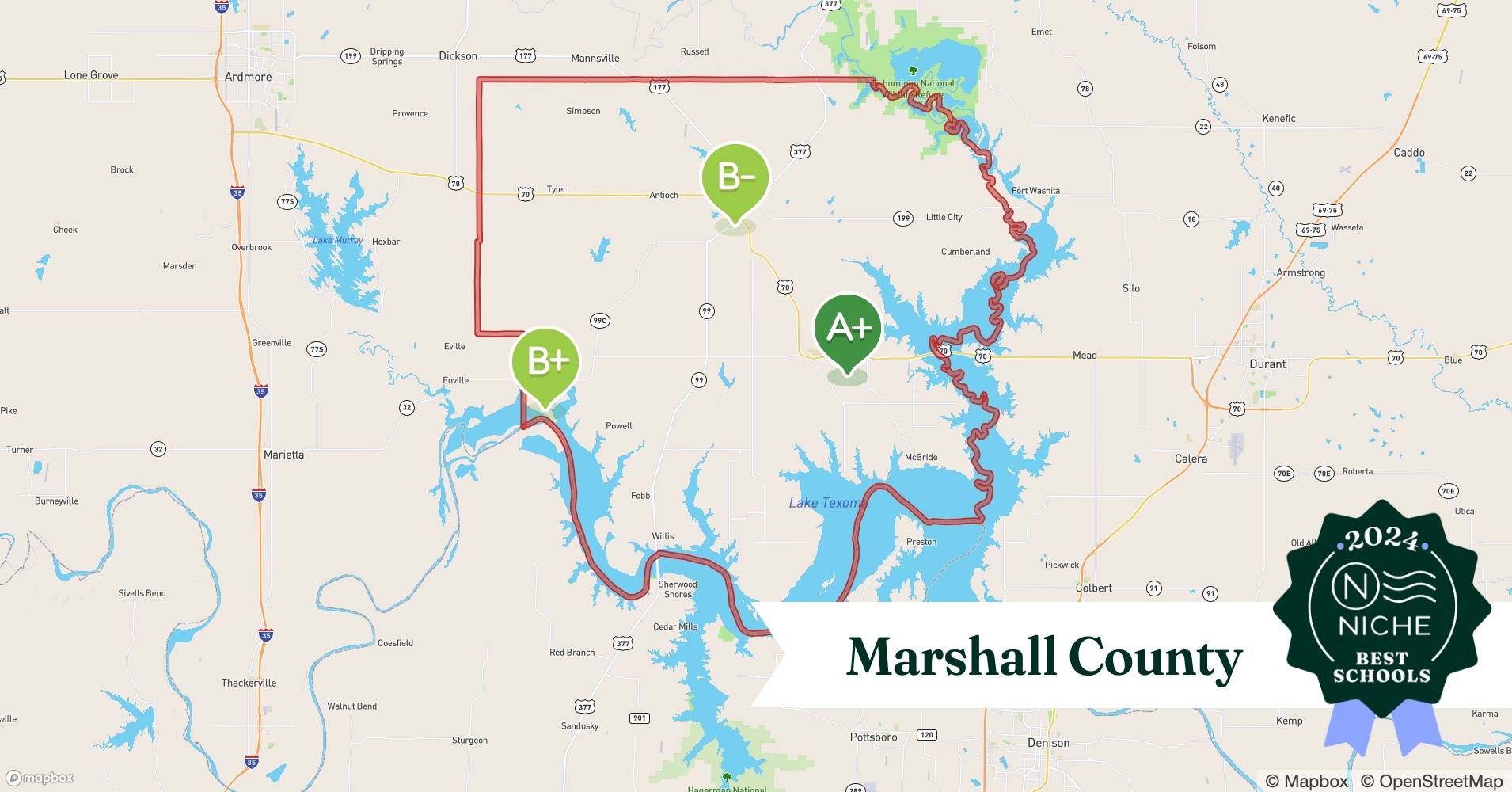 School Districts in Marshall County, OK Niche
