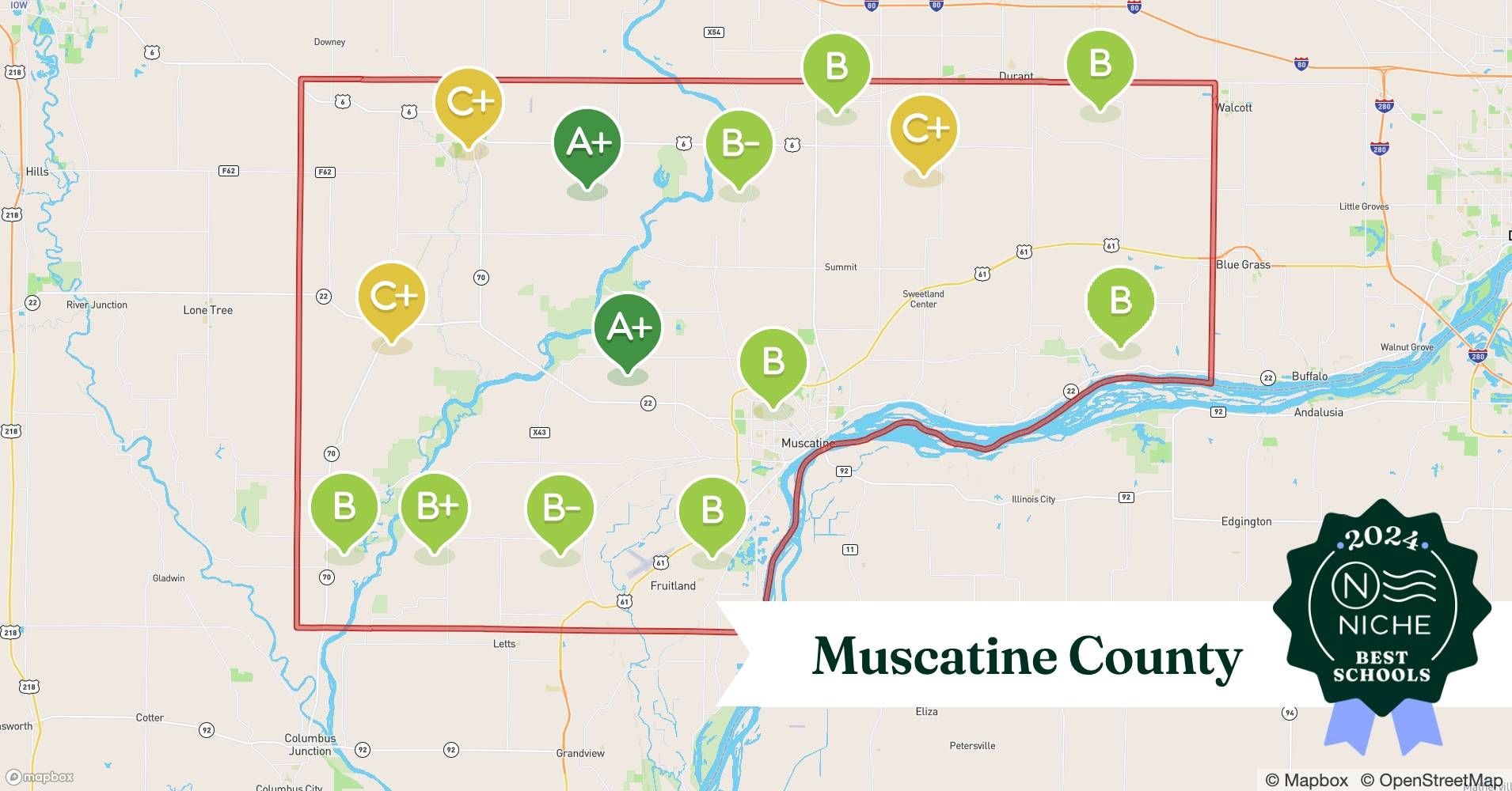 School Districts in Muscatine County, IA Niche