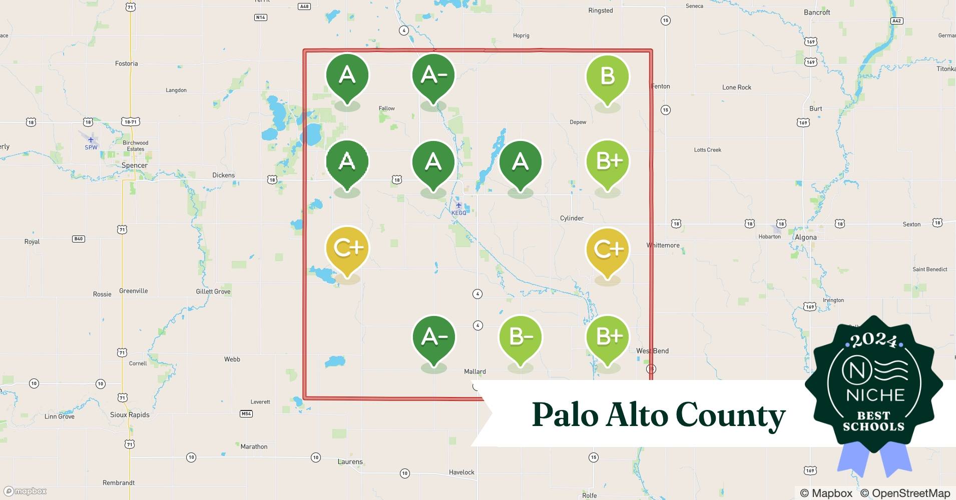 School Districts in Palo Alto County, IA Niche