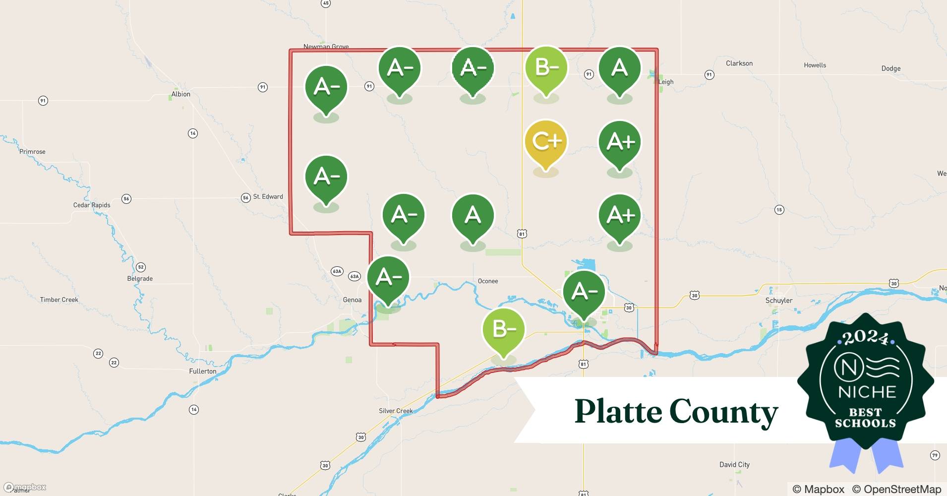 School Districts in Platte County, NE Niche